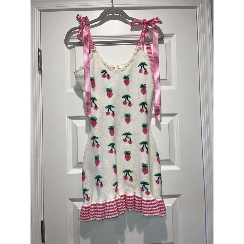 Love shack fancy yves mini dress size small